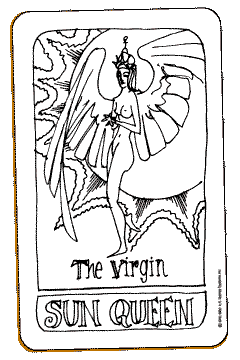 Morgan's Tarot The Virgin Sun Queen