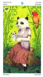 Animal Lords 9 of Pentacles