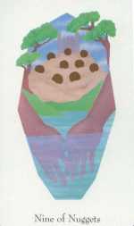 Tarot of Love 9 of Nuggets