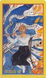 Wheel of Change Queen of Wands
