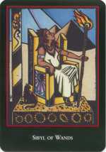 World Spirit Sibyl of Wands