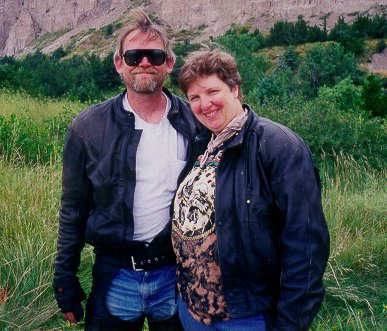 Mark and Joan in the Badlands of South Dakota