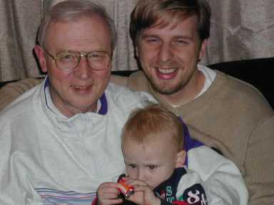 with dad and kevin
