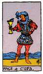Rider Waite Page of Cups